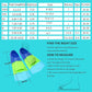 Kids Swim Fins,Short Comfortable Flippers for Lap Swimming and Training for Child,Girls,Boys,Beginners