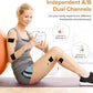 4 in 1 TNES Unit Muscle Stimulator Rechargeable Dual Channel EMS Muscle Massager Electronic Pulse Machine 36 Modes for Pain Relief Therapy,12 PCS TENS Unit Electrode Pads,Storage Case