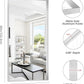 Silver Bathroom Mirror, 30x60 Inch Rectangular Deep Frame Mirror, Large Wall Mounted Bathroom Vanity Mirror Over Sink for Bedroom,Restroom, Living Room, Hangs Vertically or Horizontally