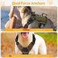 Heavy-Duty Tactical Dog Harness for Large Dogs, No Pull Adjustable Reflective Pet Vest with Molle System, K9 Military-Grade Control for Service Training, Outdoor & 10+ Breeds, Green Camo, X-Large