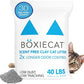 Boxie® Unscented 30 Day Odour Control Clumping Clay Cat & Kitty Litter 40 lb, 99.9% Dust-Free, Hard Flat Top® Clumps, No Fragrances No Fillers, Long-Lasting, Easy to Scoop