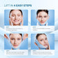 PLANTIFIQUE Chin Strap for Face Contouring - Reusable V Line Ice Silk Fabric Mask - Double Chin Shaping, Adjustable, Breathable Fabric - Jawline Shaper for Women & Men