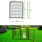 40in(H) Doorless Fence for Garden 14 Panels， 31.2 Ft(L) Barrier, Outdoor Garden Protection for Dogs Low Threshold,Indoor Fence Without Gate