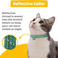 BirdsBeSafe® Break Away Cat Collar with Bell, Reflective Thread for Night Visibility, Comfortable Elastic Stretch Cat Collar to Protect Cat from Getting Stuck in The Garden.