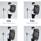 Ubon Large Duffel Bag Weekender Bags with Shoe Compartments 4-Way Sports Gym Backpack with Padded Straps Camping Traveling Duffle Bag