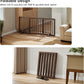 Dog Gate for Stairs,Foldable Dog Gate for Indoor Doorways House,Freestanding Pet Gates for Dogs,Doogie Puppy Fence Gate