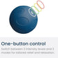 MyoSphere Vibration Massage Ball for Deep Tissue Stimulation, Muscle Tension Relief and Stress Reduction | Your Portable Deep Tissue Therapist | Nobol Blue- Limited Edition | 1.5lb