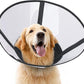 Soft Dog Cone Suitable for Postoperative Use in Dogs, Adjustable and Comfortable Elizabeth Collar, Used for Wound Care, Sterilization, Suitable for Medium to Large Dogs (L)