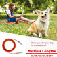 Dog Tie Out Cable 10/15/20/25/30 FT Runner for Yard Steel Wire Cable with Durable Superior Clips Red Chains for Outside Dog Lead for Large Up to 165 Lbs