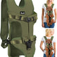 Lukovee Dog Backpack Carrier, Legs Out Easy-fit Dog Front Carrier for Small Medium Dogs, Adjustable Hands Free Dog Chest Carrier for Hiking Cycling (Green,Small)