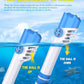 W WSTOO Kids Full Face Snorkel Masks,Suitable for Beginners Dry Top Snorkeling Gear,Can Your Mouth or Nose to Breathe,180 Degrees Panoramic View,Anti-Fog Anti-Leak,Summer Travel and Vacationing Gifts
