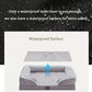 Bedfolks Orthopedic Dog Bed Extra Small, Waterproof Dog Sofa Bed for Small Dogs & Cats, Egg Foam Pet Couch Bed with Removable Washable Cover and Nonslip Bottom, Light Grey