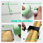 Cat Toys Interactive for Indoor, Cats Toy Hanging Door Electric for Bored,Feather Toy Kitten Rechargeable Door Hanging Automatic String with 4pcs Feather Toys(Green)
