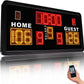 Large Electronic Scoreboard, Basketball Scoreboard with Timer, Digital Scoreboard with Remote, Score Keeper with Buzzer