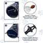 NFL Dallas Cowboys Cat Tunnel Tube Toy with Plush Football Catnip and Feathers Collapsible Tunnel for Cats to Play, Peek and Hide, Sporty & Fun Cat Tunnel Toy with Team Logo All-Over Design!