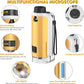 Portable Microscope for Kids, 100x-250x Zoom with LED Lights, Alloy Pocket Microscope for Boys & Girls, Educational Science Kit (Gold)