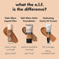 e.l.f. Soft Glam Foundation, Medium Coverage, Long-Lasting & Buildable Foundation For A Smooth, Satin Finish, Vegan & Cruelty-Free, 50 Deep Warm