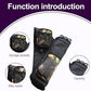 3-Tubes Hip Quiver Waist Hanged Archery Arrow Carry Bag with Pockets Adjustable Belt for Hunting, Target Practice, and Outdoor Shooting, Fits Both Youth and Adults