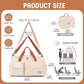 FIORETTO Women's Gym Duffle Bag with Shoes Compartment, 37L Capacity, Ideal for Travel, Gym, Sports, Duffel, Weekender