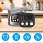 Leumoi 24 Pcs Digital Kitchen Timers Bulk Small Magnetic Timer On/Off Switch Minute Second Count up Countdown Loud Alarm for Classroom Cooking Baking(Black)