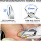 Toenail Clippers for Ingrown Thick Toenails, 16mm/37mm Wide Opening Heavy Duty Toe Nail Clippers for Men Thick Nails with Long Handle, 45 Degrees Very Sharp Slanted Curved Blade Toenail Clippers
