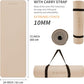 Yoga Mat Non Slip Anti-tear,extra thick-2/5 inch（10MM）High Resiliency Professional POE Yoga Mats for Women Men Kids,72"x24"inch,Workout, Yoga, Pilates and Floor Exercise, with Carrier Strap