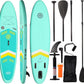 10.6”32“6 Premium Inflatable Stand Up Paddle Boards with Durable SUP Paddle Board Accessories Wide Stable Design Includes Backpack Required Parts Non-Slip Comfort Deck for Youth & Adults