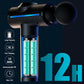 Massage Gun, Deep Tissue Massage Gun for Pain Relief, Quiet Electric Percussion Massager, Handheld Electric Muscle Massager with Carry Case 20 Speeds & LED Screen, Gift for Women/Men. Grey