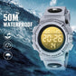 Kids Watch,Boys Watch for 3-15 Year Old Boys,Digital Sport Outdoor Multifunctional Chronograph LED 50 M Waterproof Alarm Calendar Analog Watch for Children with Silicone Band,Kids Gift