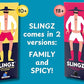 Slingz - The Quick and Hilariously Spicy Categories Card Game | 2-7 Players | for Adults, College Students, Game Nights, Parties and More | by The Darker Side Games