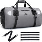 Haimont Waterproof Duffel Bag Roll-top Dry Duffel Bag with Quick-fixed Straps for Motorcycling, Rafting, Boating, SUP, Kayaking, Travel, 50L/70L