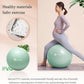KEEP Pilates Small Exercise Ball Anti-Burst - Thickened Yoga Ball With Pump for Physical Therapy, Fitness, Workout, and Core Strength