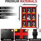 7x7 ft Baseball & Softball Practice Net with 9 Numbered Strike Zone | PRO Training Net for Hitting, Pitching & Batting | with Carry Bag, Bow Frame for All Ages & Skills