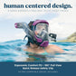 Seaview 180 V3 Full Face Snorkel Mask Adult- The V3 is The Perfect Snorkeling Gear for Adults- Snorkel Mask with 180 Panoramic Viewing and Up to 600% Easier Breathing- Patented Flowtech Air Intake