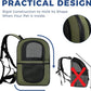 Apollo Walker Dog & Cat Carrier Backpack for 4-15lb Pets - Ventilated Safe Design with Padded Back Support, Breathable Mesh Pet Backpack for Hiking, Travel, Outdoor (Green)