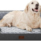 Orthopedic XL Dog Bed for Extra Large Dogs, Waterproof Memory Foam Dog Beds with Sides, Non-Slip Bottom and Egg-Crate Foam Big Dog Couch Bed with Removable Washable Cover(X-Large,Dark Grey)