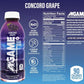 A-GAME Sports Drink, Concord Grape, The Ultimate Hydration Sports Beverage for Athletes, 8 Essential Vitamins including B, C, & E plus Natural Sea Salt Electrolytes, All Natural Flavors & Sweeteners, Gluten Free, 16 Fl Oz (Pack of 12)