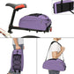 MOSISO Bike Rack Bag, Waterproof Bicycle Trunk Pannier Rear Seat Pouch Cycling Bike Carrier Backseat Storage Luggage Saddle Shoulder Bag