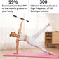 Fitness Exercise Bar,Elastic Fitness Bar,High Frequency Vibration Training Fat Buring Workout Bar for Yoga Pilates Sports,Power Twister for Arm,Abdominal Muscles Strength Exercises In Home Gym