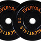2-Inch Olympic Bumper Plates, Perfect Weight Plates for Weightlifting and Strength Training, Multiple Weights Available