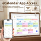 15.6 Inch Digital Calendar Chore Chart with Touchscreen - Full HD Interactive Display, Wall & Desk Mountable Family Planner, To-Do List & Meal Planner, Ideal for Home Organization & 2025 Scheduling