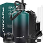Water Bottle Insulated 32oz 40oz 64oz 128oz Straw Lid Spout Lid & 3 Lids, Leak Proof, Vacuum Insulated,Stainless Steel Water Bottle Wide Mouth for Sports, Gym or Office