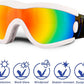 Small Dog Sunglasses with Adjustable Strap UV Protection, Winproof Puppy Sunglasses, Suitable for Dogs Eyes Protection，Soft Dog Goggles