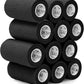 OK TAPE Self Adherent Cohesive Bandages Wrap - 12Packs, 3" x 5 Yards, Non-Woven Self Adhesive Bandage Wrap for Thumb, Finger, Wrist, Ankle, Vet Wrap Bandages Tape (Black)