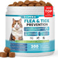 Chewable Flea Treatment for Cats Flea and Tick Prevention for Cats Chewables Fleas Chewables for Cat of All Breeds and Ages 300 Chewable Tablets