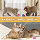 Kitten Toys - 38PCS Cat Play Set, Sparkle Balls, Plush Pom Pom Balls, Hanging Door Toy, Gift Box Styles