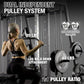 Mikolo Smith Machine, 2200lbs Squat Rack with LAT-Pull Down System & Cable Crossover Machine, Training Equipment with Leg Hold-Down Attachment