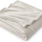 Bedsure Fleece Throw Blanket Linen - 300GSM Soft Lightweight Plush Cozy Blankets for Bed, Sofa, Couch, Travel, Camping, 50x60 inches
