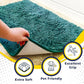 Muddy Mat® Original Dog Door Mat for Muddy Paws, Super Absorbent Microfiber, Non-Slip Washable Pet Rug, Quick Dry Chenille Entryway Carpet, Machine Washable Indoor Outdoor mat, Teal 19"x30"
