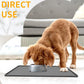 Ptlom Grey Pet Placemat for Dog and Cat, Waterproof Anti-Slip Pet Feeding Bowl Mats for Food and Water, Small Medium Large Tray Mat Prevent Residues from Spilling to Floor, Silicone, 31.5" 23.6"